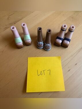 BRATZ Doll Shoes 3 Pairs Heels Sandals - Accessory Lot 7